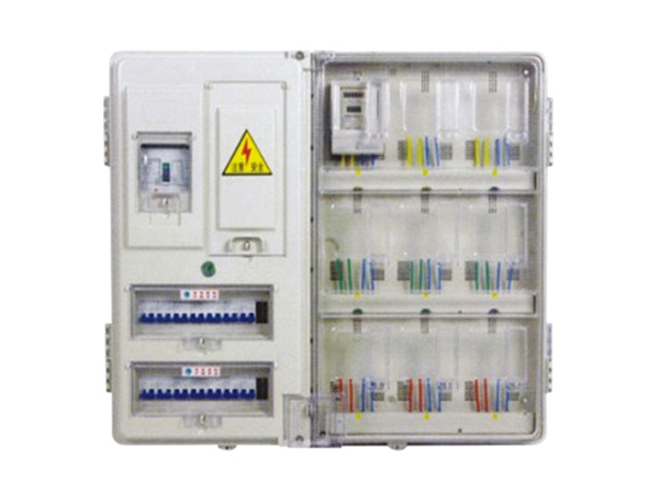 单相九户电表箱（左右结构、卡式）